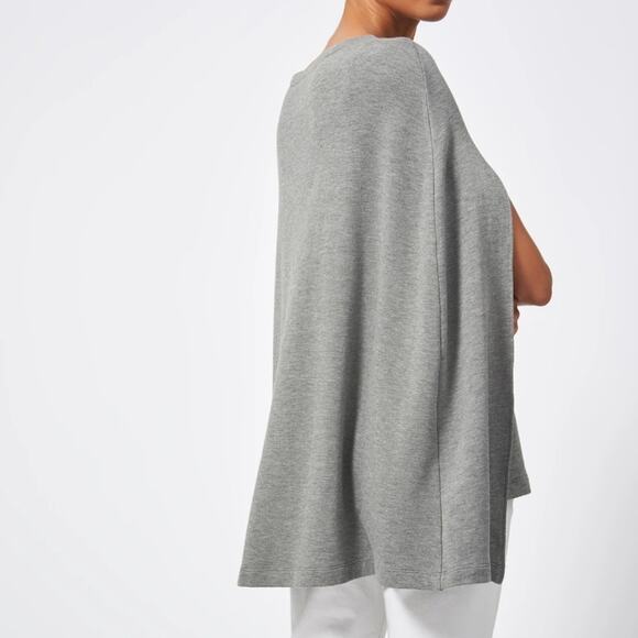Kal Rieman Heather Grey Cape Sweatshirt S - Picture 2 of 10